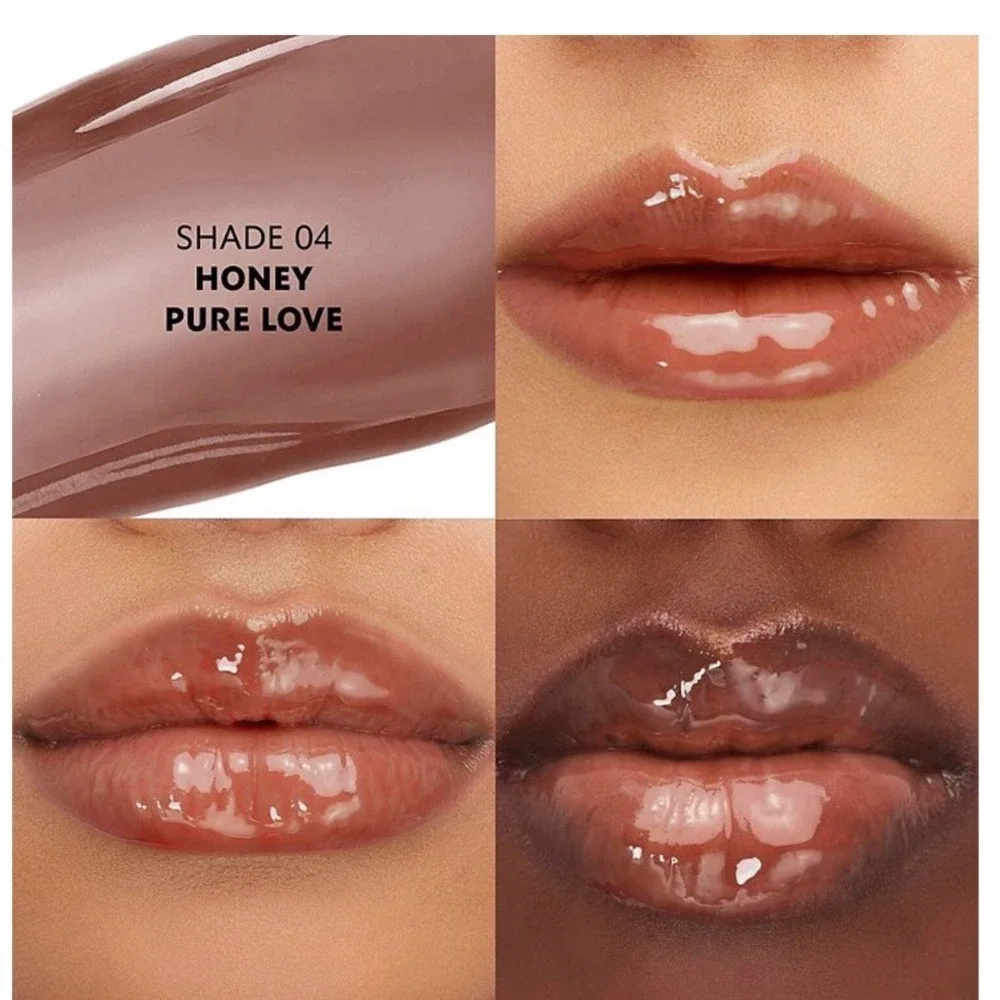 YSL Loveshine Plumping Lip Oil Gloss 04 Honey Pure Love 6ml